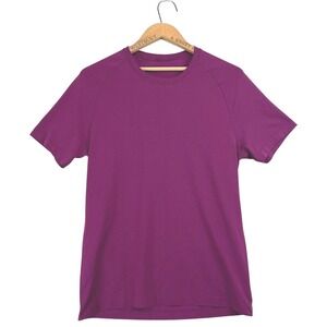 Lululemon Metal Vent Tech Short Sleeve Shirt Mens Small Purple Training Tee